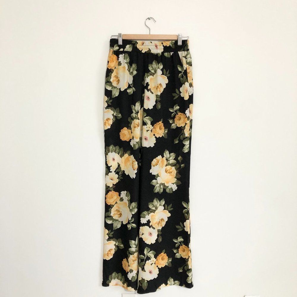 Socialite Wide leg floral print pants